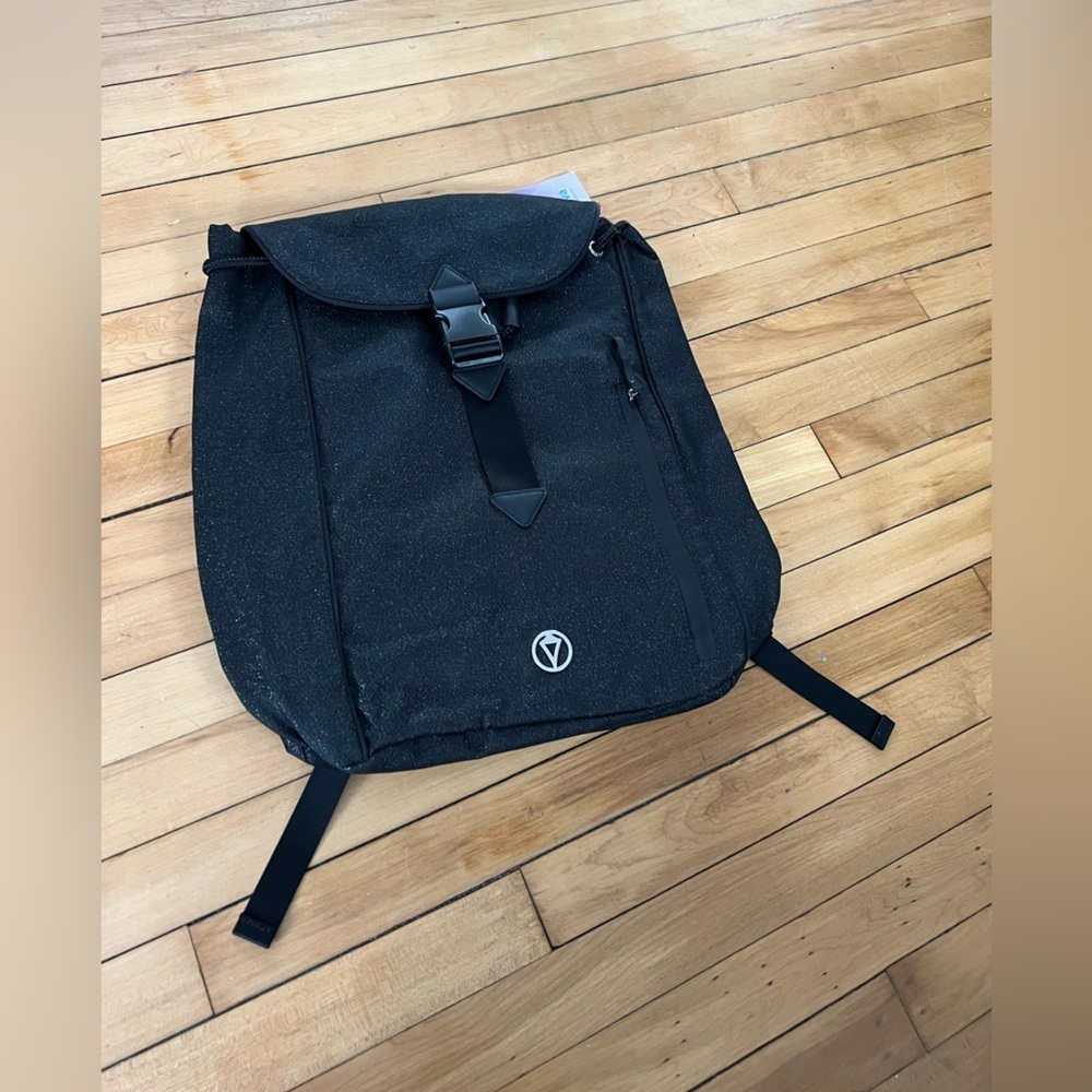 NWT Ivivva by Lululemon Where to Next Backpack in Black Glitter‎